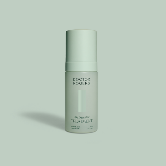 Best vitamin c daytime serum for all skin types including sensitive and aging skin, formulated with the best skincare ingredients including niacinamide, glycerin, squalane to reduce wrinkles displayed in green recyclable jar