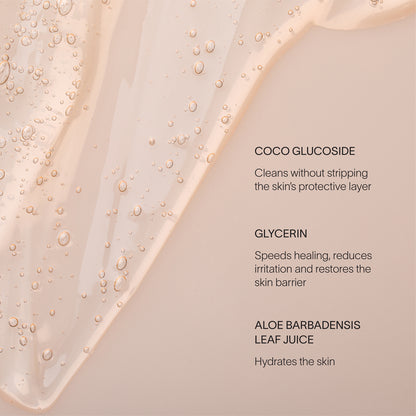 Aloe + Glycerin Gentle Gel Face Wash