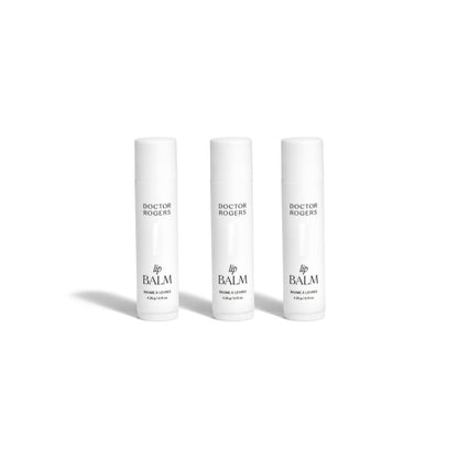 Natural Lip Balm to moisturize dry, cracked lips all day - 3 pack.