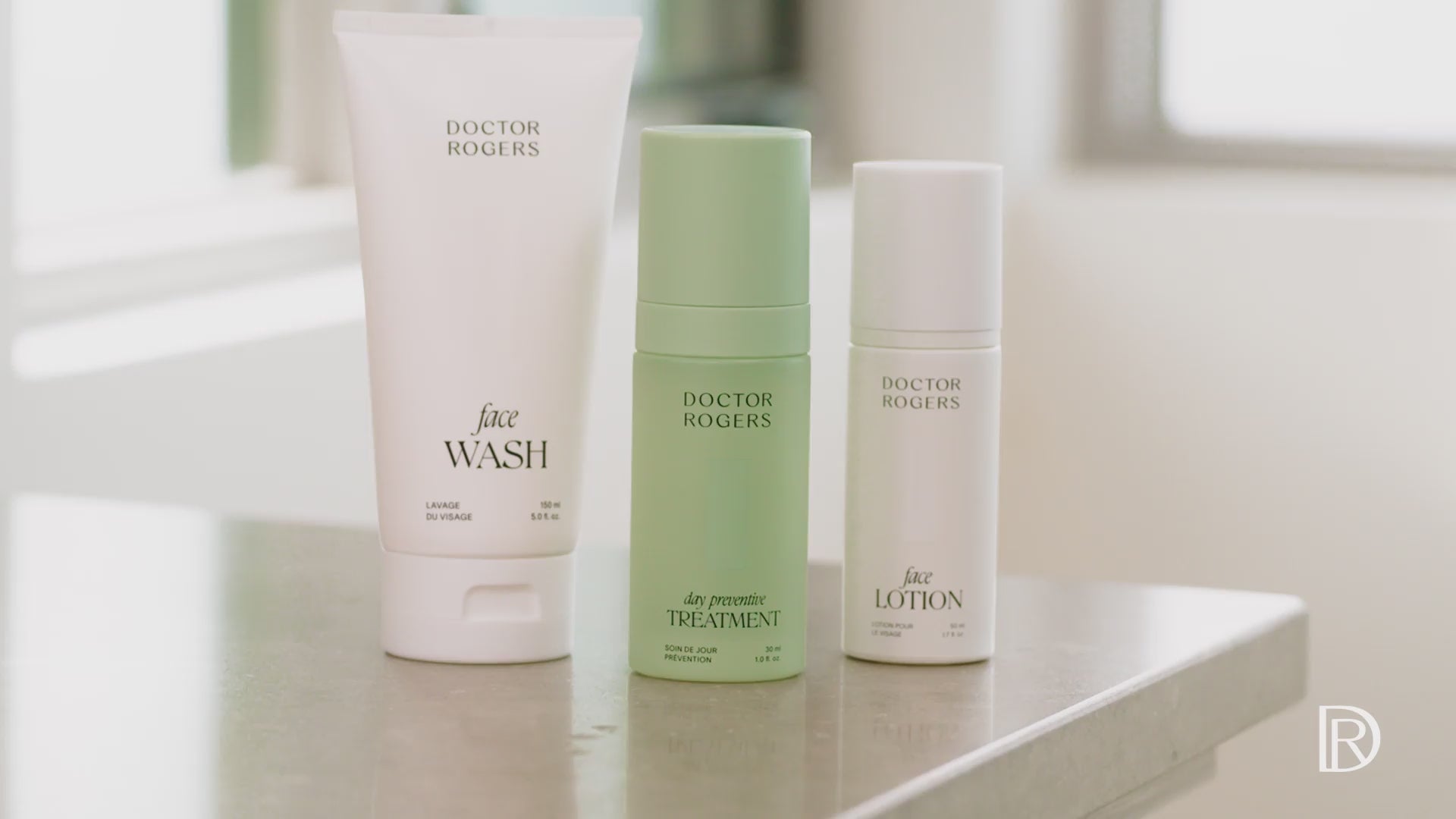 Load video: Doctor Rogers skin care products are developed with safety, effectiveness, and sustainability in mind